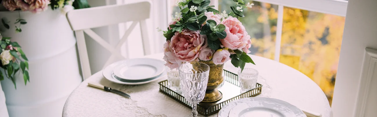 flores para centro de mesa