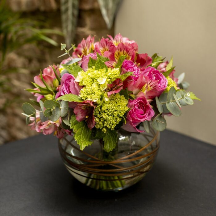 Flor Rosa em Vaso - Juliette - Imagem 2