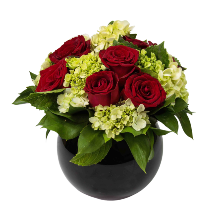 Flor Vermelha em Vaso - Carole