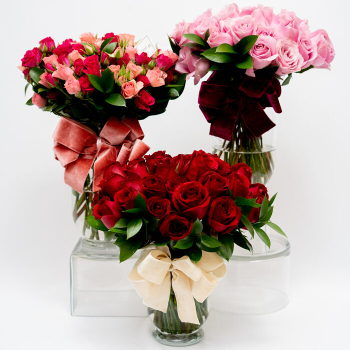 Arranjo de Rosa Spray Pink e Rosa em Vaso - Alina - Imagem 2