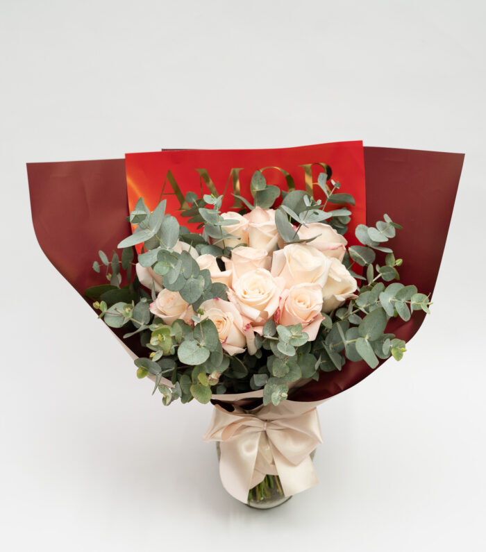 Bouquet de Rosas cor de Rosa - AMOR <br><b>(Entrega expressa)</b> - Imagem 2