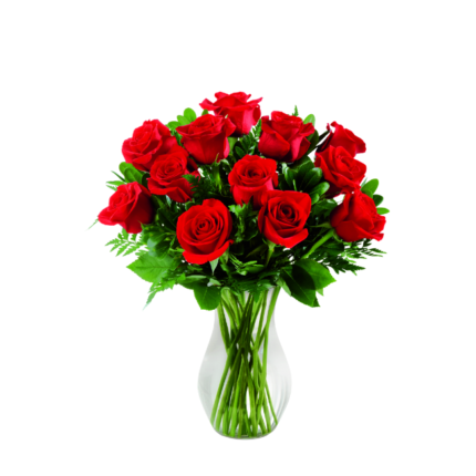 Rosas Vermelhas em Vaso - Bae