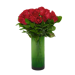 Rosas Vermelhas em Vaso Maelle