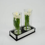 Vaso com Tulipas Brancas Zaya