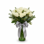 Rosas Brancas em Vaso Verde - Maelle - Imagem 4