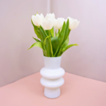 Tulipas Brancas em Vaso - Cupi