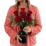 Rosas Vermelhas no Vaso - Cupi
