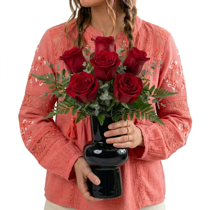 Rosas-Vermelhas-em-Vaso-Cupi (2) Rosas Vermelhas no Vaso - Cupi - Imagem 1