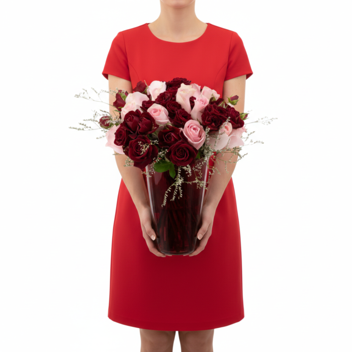 Rosas em Vaso - Chérie - Imagem 1