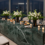 Arranjo de Mesa Flores Brancas | Decoração Floral Sofisticada - Imagem 3