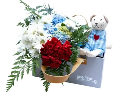 Flores em maternidade