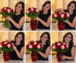 Bouquet Rosas cor-de-rosa e vermelhas - Grasse - Imagem 3