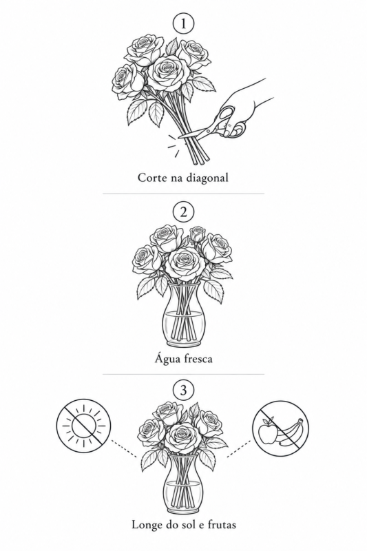 Guia Minimalista para Cuidar de Rosas